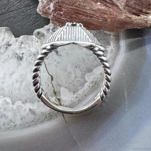 Carolyn Pollack Sterling Faceted London Blue Topaz Decorated Star Ring For Women - Picture 8 of 10